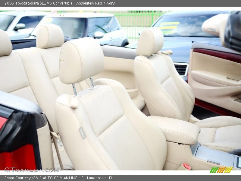 Absolutely Red / Ivory 2005 Toyota Solara SLE V6 Convertible