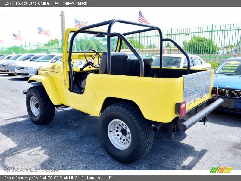 Yellow / Black 1976 Toyota Land Cruiser FJ40