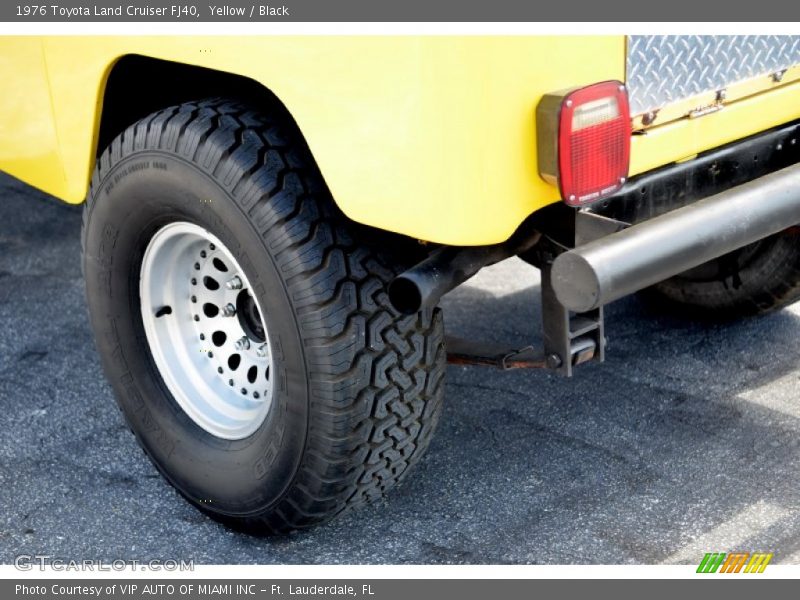 Yellow / Black 1976 Toyota Land Cruiser FJ40