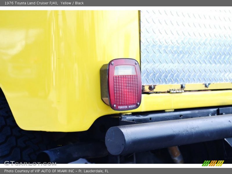 Yellow / Black 1976 Toyota Land Cruiser FJ40