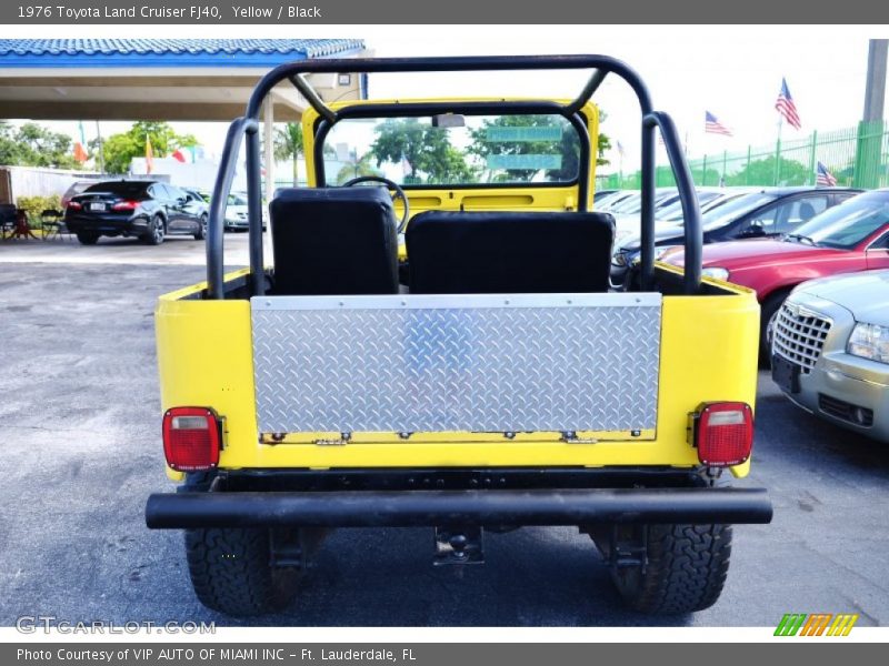 Yellow / Black 1976 Toyota Land Cruiser FJ40