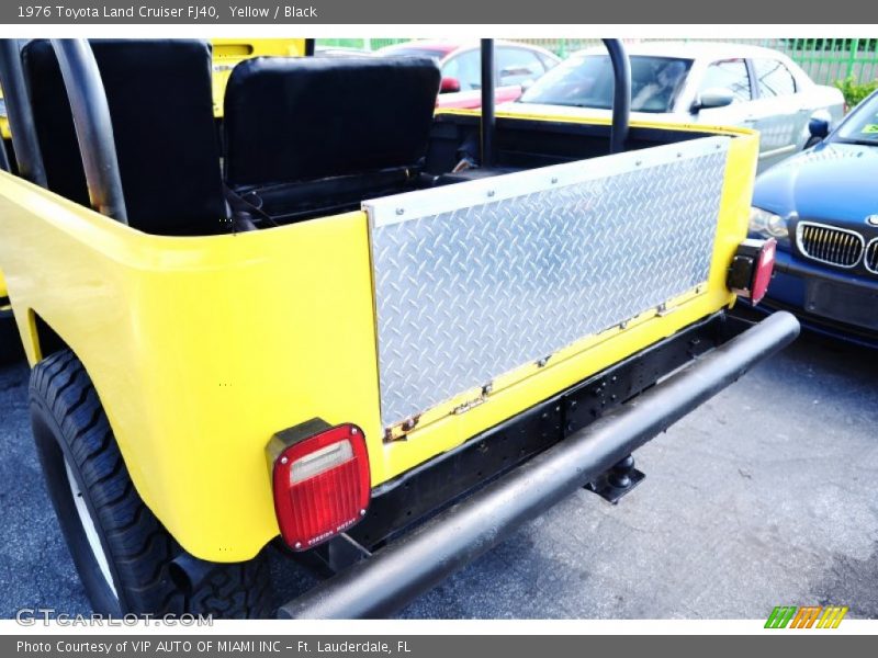 Yellow / Black 1976 Toyota Land Cruiser FJ40