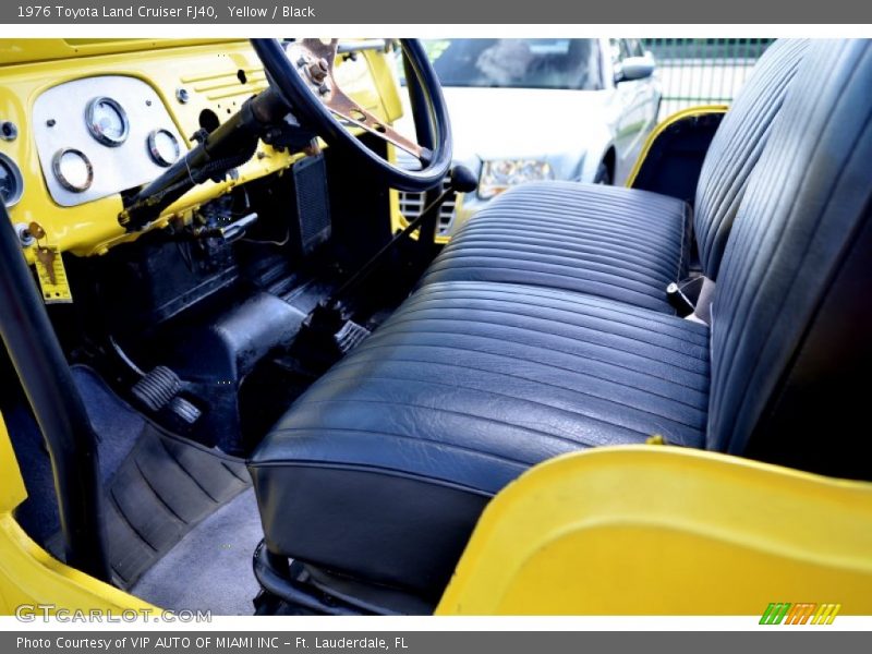 Yellow / Black 1976 Toyota Land Cruiser FJ40
