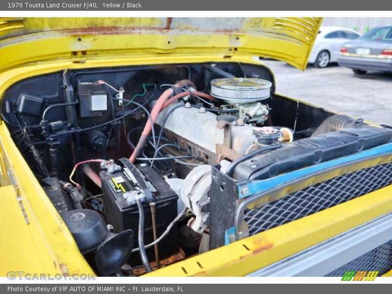 Yellow / Black 1976 Toyota Land Cruiser FJ40