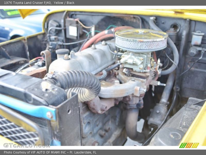 Yellow / Black 1976 Toyota Land Cruiser FJ40