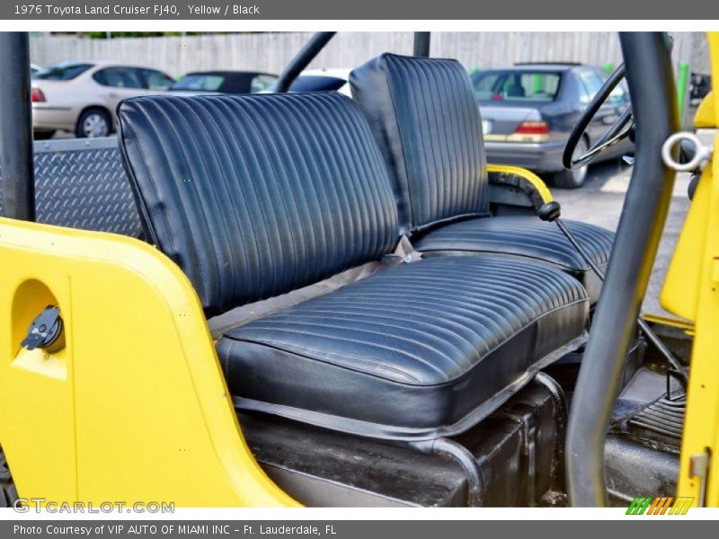 Yellow / Black 1976 Toyota Land Cruiser FJ40