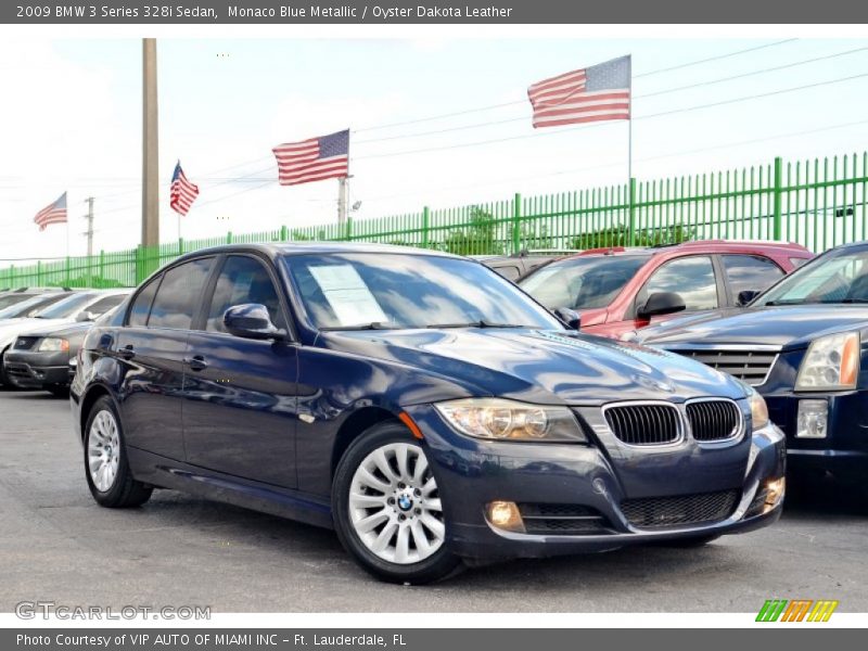 Front 3/4 View of 2009 3 Series 328i Sedan