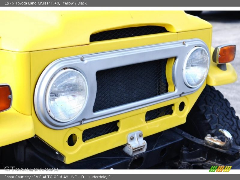 Yellow / Black 1976 Toyota Land Cruiser FJ40