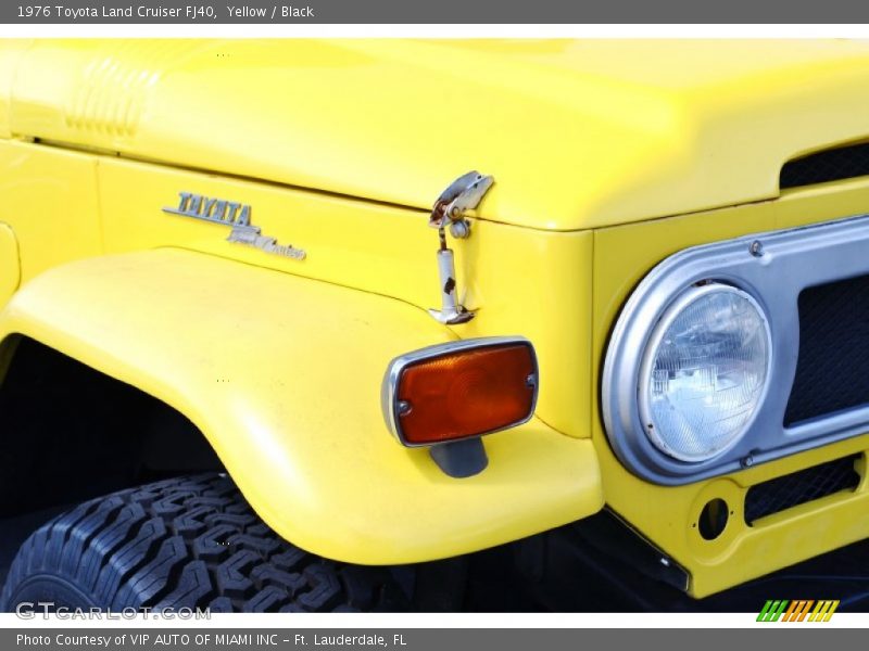 Yellow / Black 1976 Toyota Land Cruiser FJ40