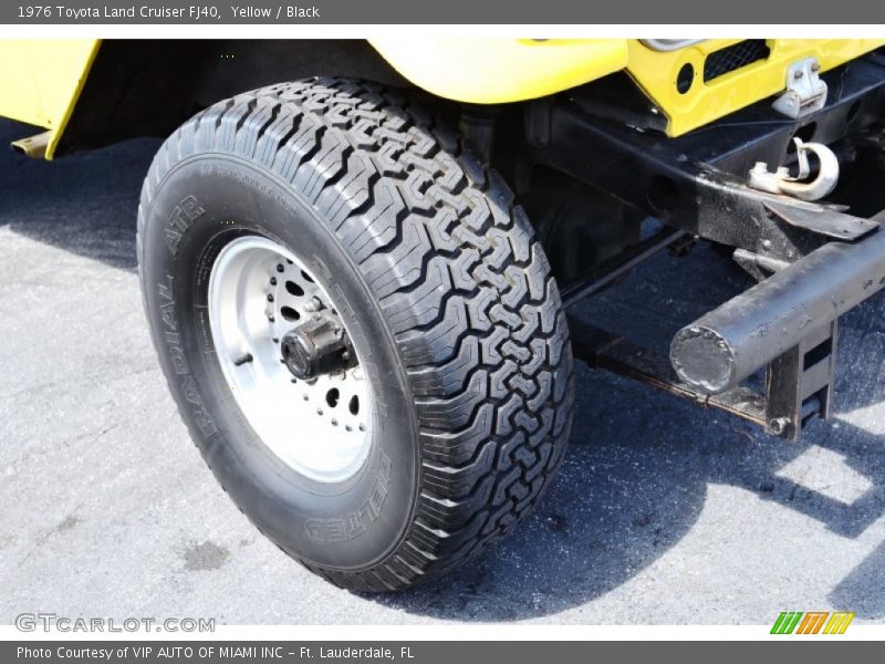 Yellow / Black 1976 Toyota Land Cruiser FJ40