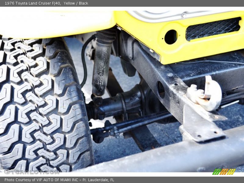Yellow / Black 1976 Toyota Land Cruiser FJ40