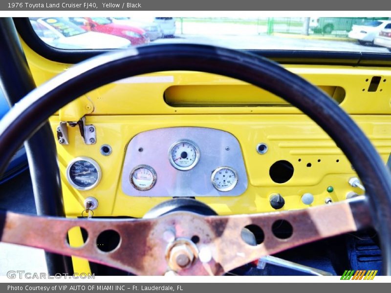 Yellow / Black 1976 Toyota Land Cruiser FJ40