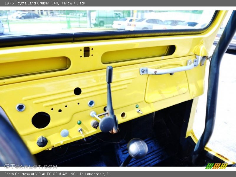 Yellow / Black 1976 Toyota Land Cruiser FJ40