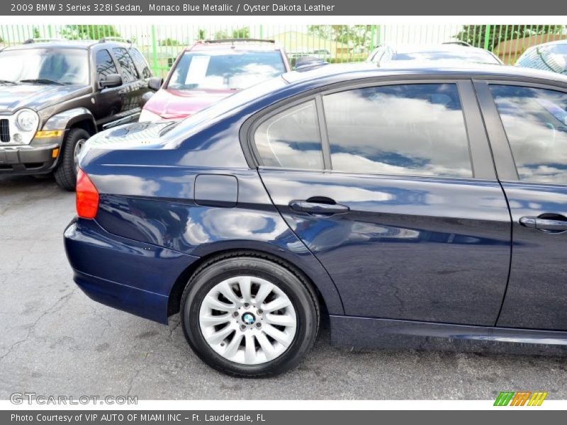 Monaco Blue Metallic / Oyster Dakota Leather 2009 BMW 3 Series 328i Sedan