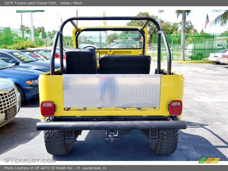 Yellow / Black 1976 Toyota Land Cruiser FJ40