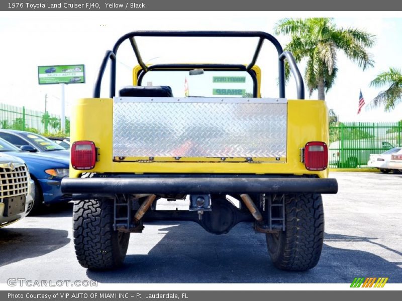 Yellow / Black 1976 Toyota Land Cruiser FJ40