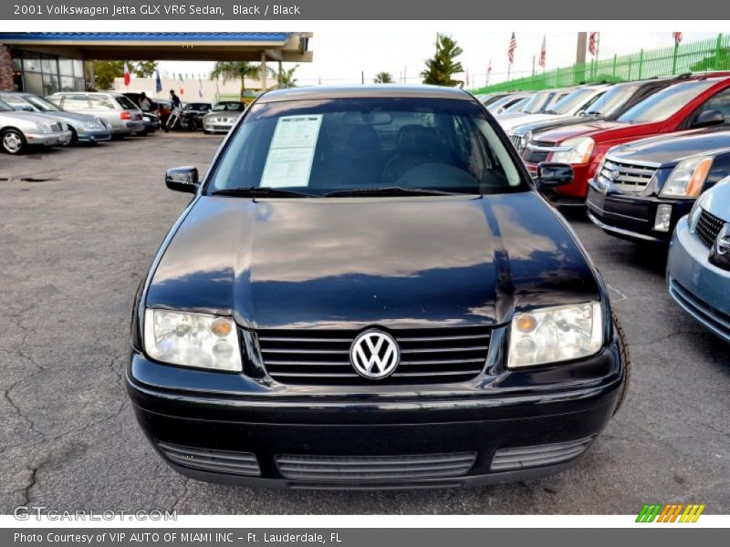 Black / Black 2001 Volkswagen Jetta GLX VR6 Sedan