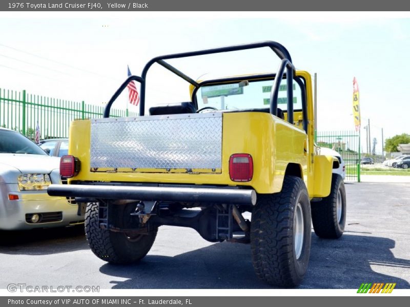 Yellow / Black 1976 Toyota Land Cruiser FJ40