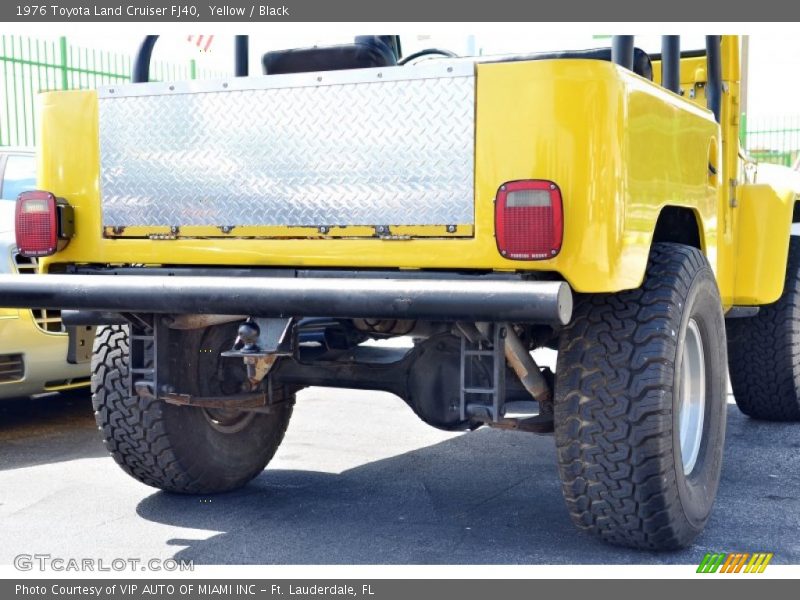 Yellow / Black 1976 Toyota Land Cruiser FJ40