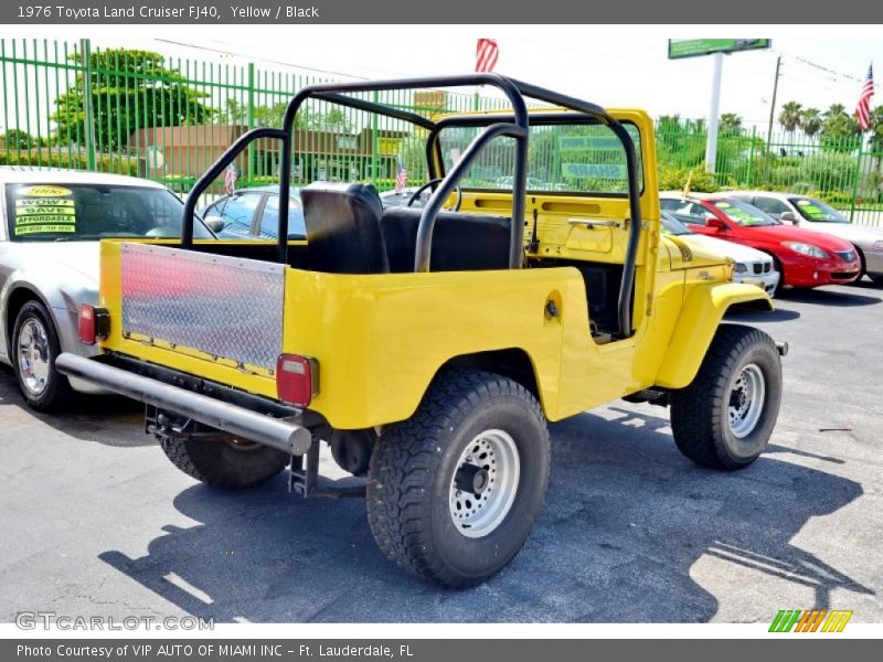 Yellow / Black 1976 Toyota Land Cruiser FJ40