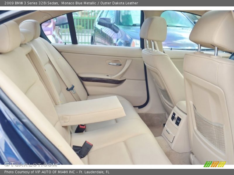 Monaco Blue Metallic / Oyster Dakota Leather 2009 BMW 3 Series 328i Sedan