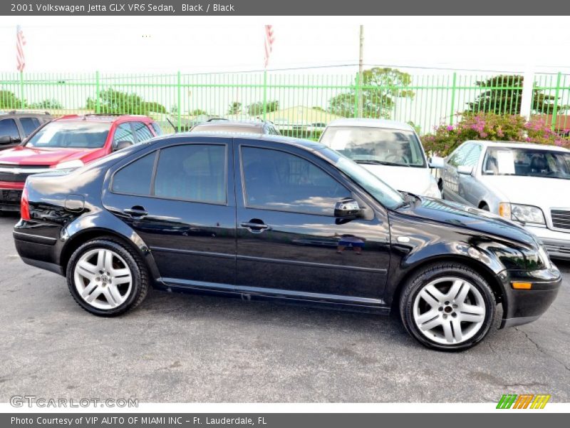 Black / Black 2001 Volkswagen Jetta GLX VR6 Sedan