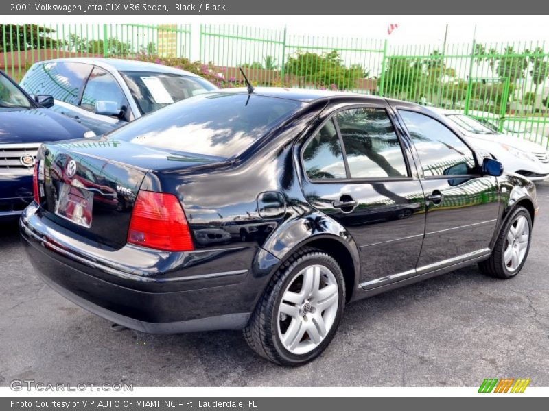 Black / Black 2001 Volkswagen Jetta GLX VR6 Sedan