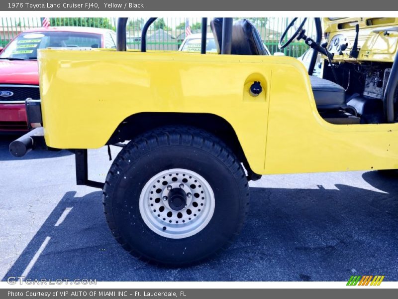 Yellow / Black 1976 Toyota Land Cruiser FJ40