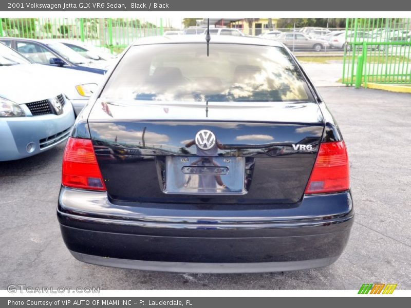 Black / Black 2001 Volkswagen Jetta GLX VR6 Sedan