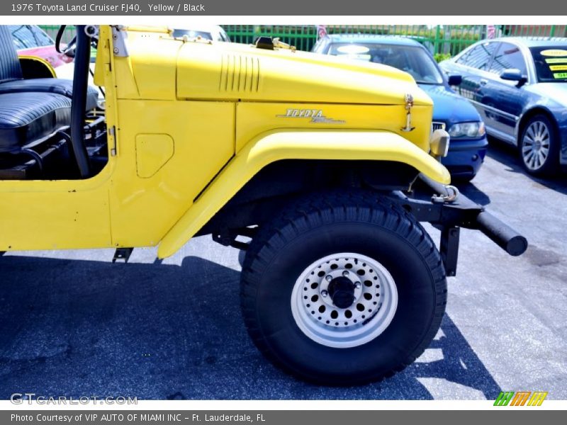 Yellow / Black 1976 Toyota Land Cruiser FJ40