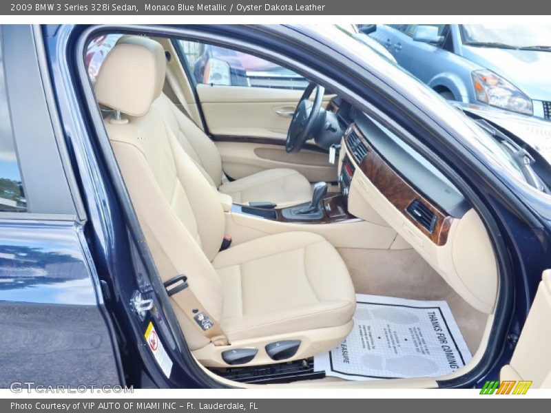 Monaco Blue Metallic / Oyster Dakota Leather 2009 BMW 3 Series 328i Sedan