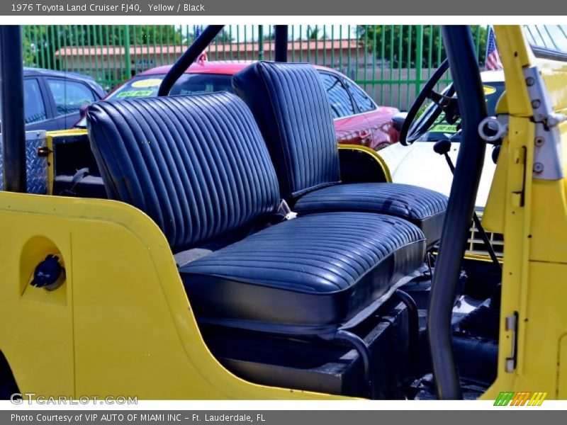 Yellow / Black 1976 Toyota Land Cruiser FJ40