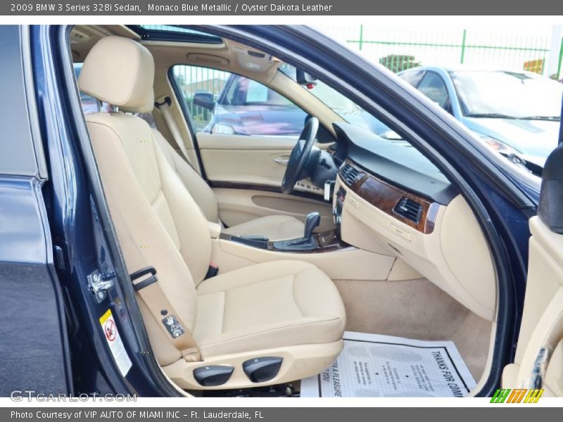 Monaco Blue Metallic / Oyster Dakota Leather 2009 BMW 3 Series 328i Sedan