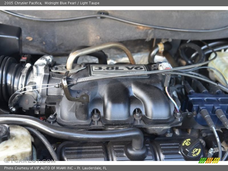 Midnight Blue Pearl / Light Taupe 2005 Chrysler Pacifica