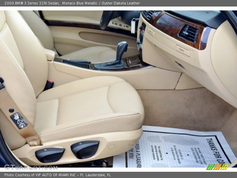 Monaco Blue Metallic / Oyster Dakota Leather 2009 BMW 3 Series 328i Sedan