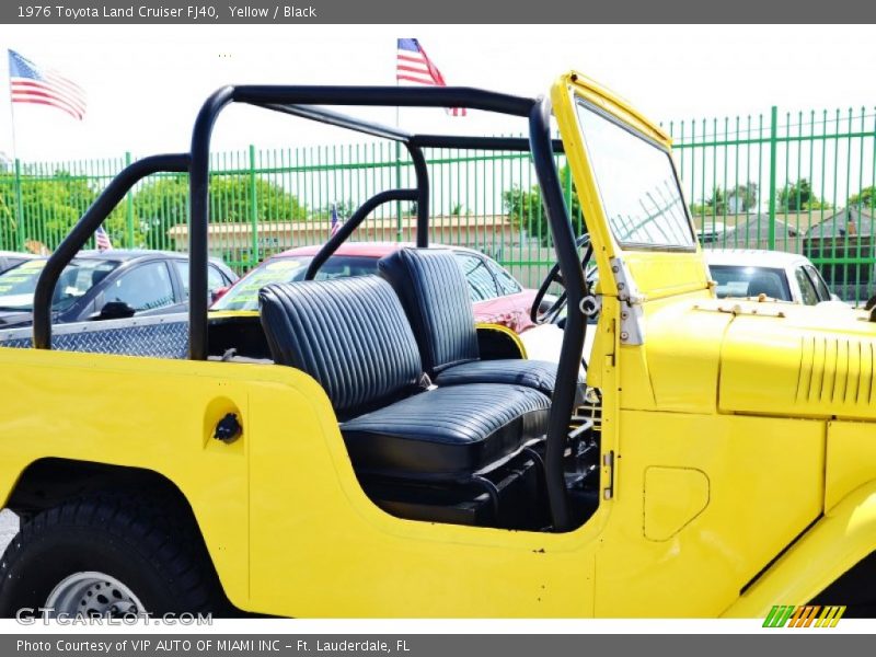 Yellow / Black 1976 Toyota Land Cruiser FJ40
