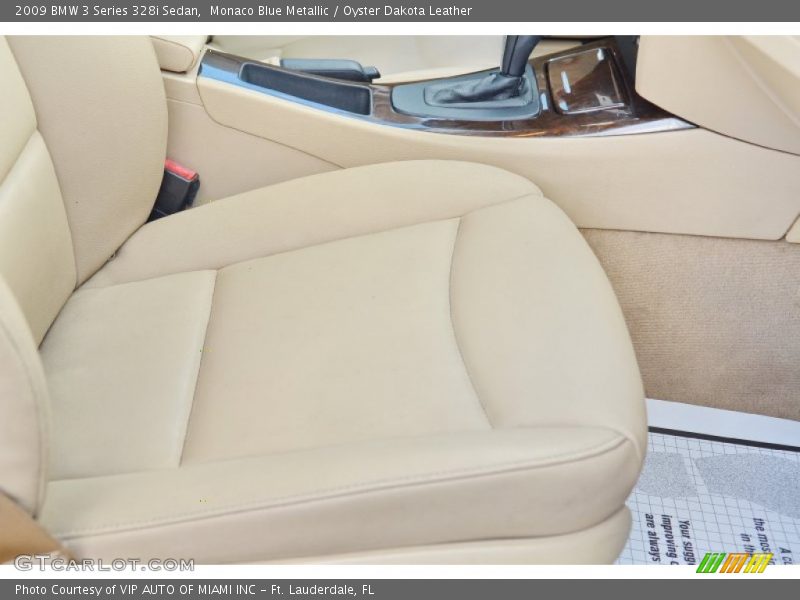Monaco Blue Metallic / Oyster Dakota Leather 2009 BMW 3 Series 328i Sedan