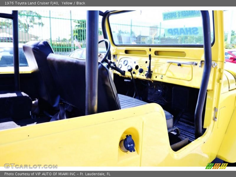 Yellow / Black 1976 Toyota Land Cruiser FJ40