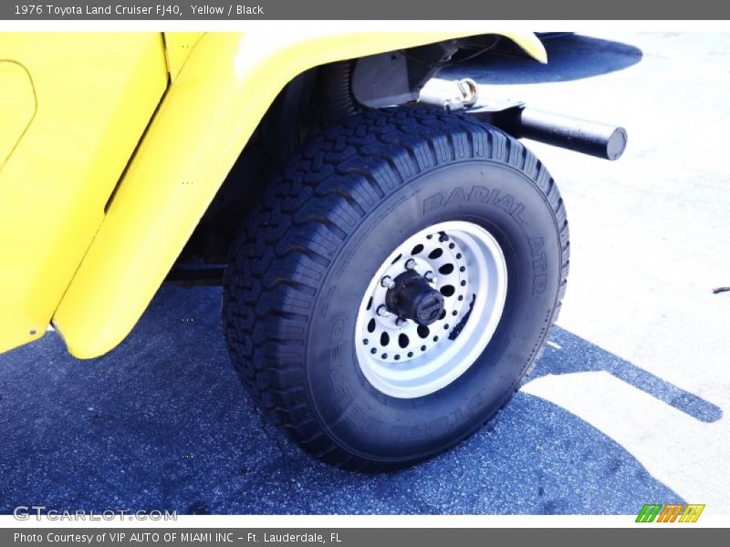 Yellow / Black 1976 Toyota Land Cruiser FJ40
