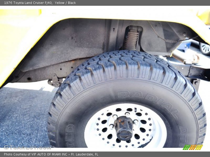 Yellow / Black 1976 Toyota Land Cruiser FJ40