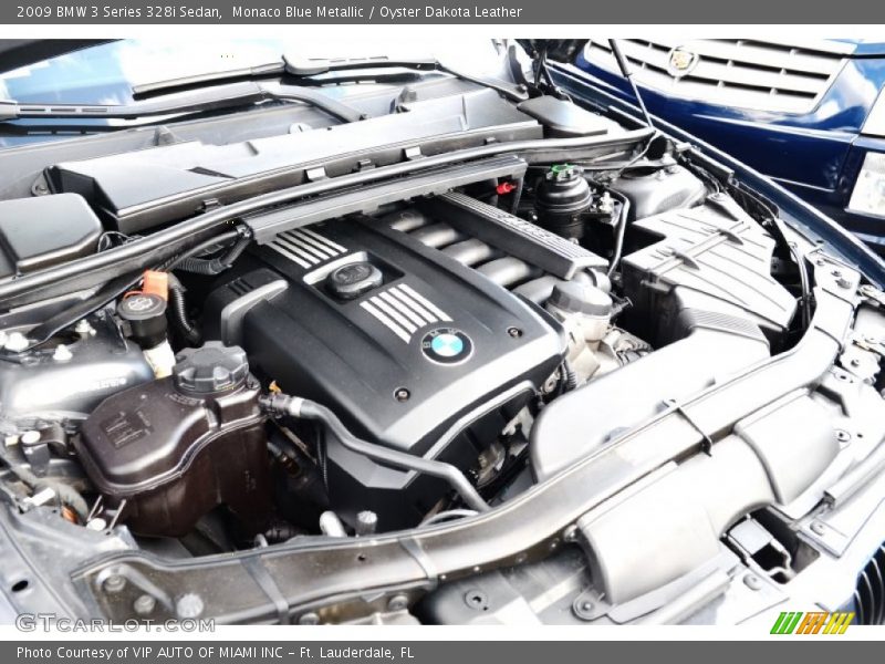Monaco Blue Metallic / Oyster Dakota Leather 2009 BMW 3 Series 328i Sedan