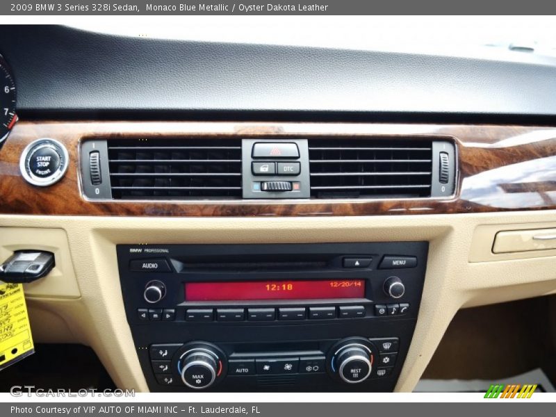 Monaco Blue Metallic / Oyster Dakota Leather 2009 BMW 3 Series 328i Sedan
