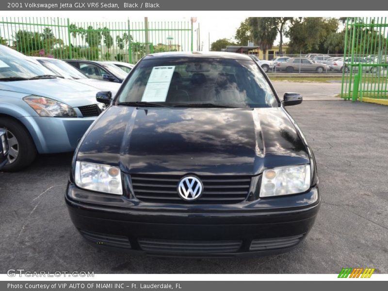 Black / Black 2001 Volkswagen Jetta GLX VR6 Sedan