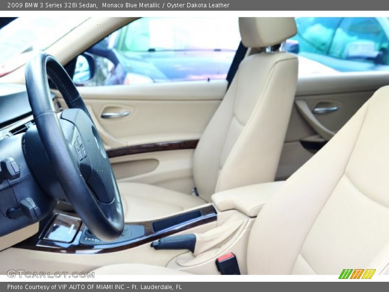 Monaco Blue Metallic / Oyster Dakota Leather 2009 BMW 3 Series 328i Sedan