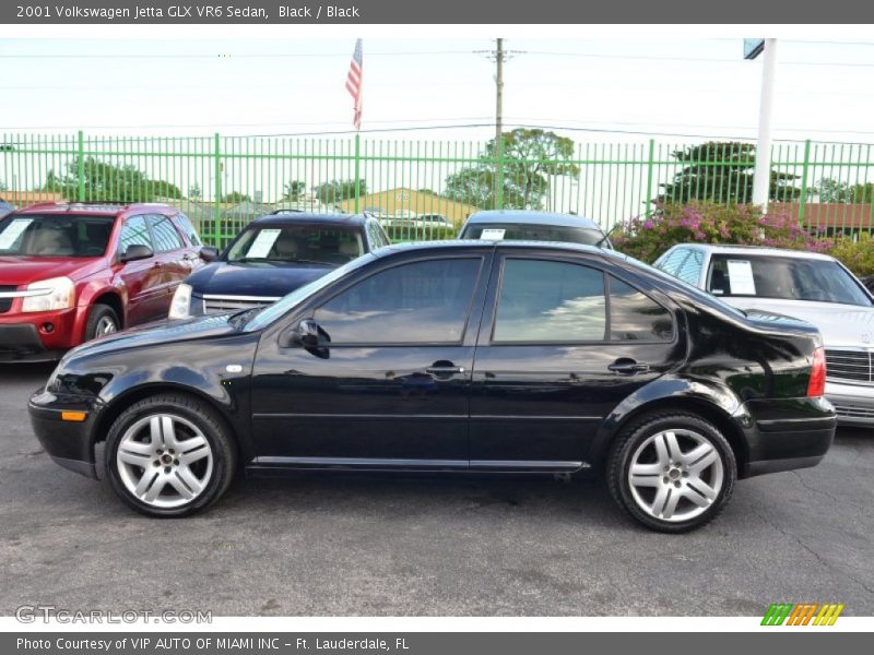 Black / Black 2001 Volkswagen Jetta GLX VR6 Sedan