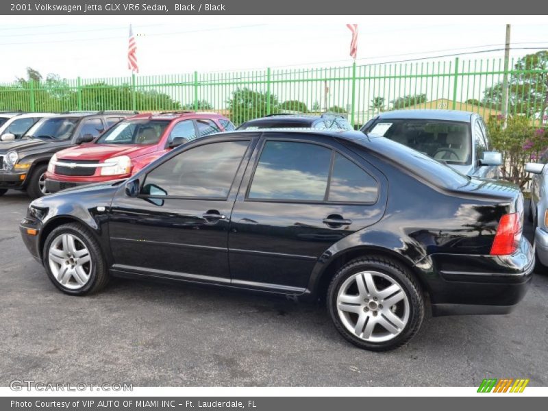 Black / Black 2001 Volkswagen Jetta GLX VR6 Sedan