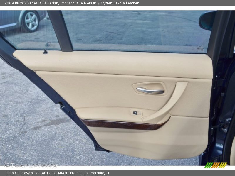 Monaco Blue Metallic / Oyster Dakota Leather 2009 BMW 3 Series 328i Sedan