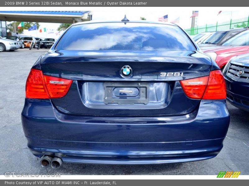 Monaco Blue Metallic / Oyster Dakota Leather 2009 BMW 3 Series 328i Sedan