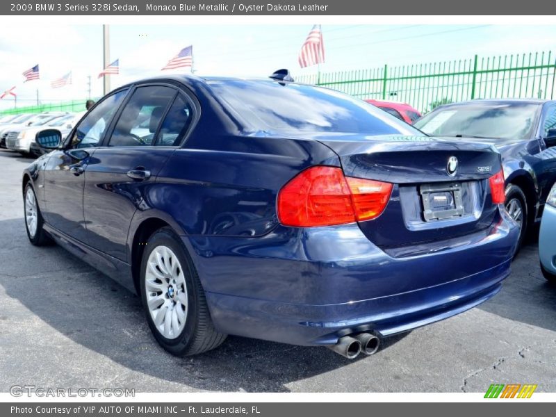 Monaco Blue Metallic / Oyster Dakota Leather 2009 BMW 3 Series 328i Sedan
