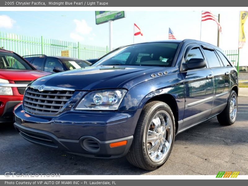 Midnight Blue Pearl / Light Taupe 2005 Chrysler Pacifica